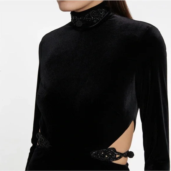 Dundas velvet gown size IT 38 US 2 - Picture 4 of 10